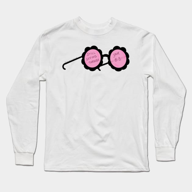 Rose colored glasses Long Sleeve T-Shirt by MamaBearCreative